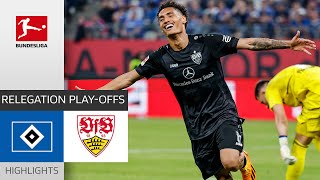 HSV DRAMA  Stuttgart Plays Bundesliga Again  Hamburg  Stuttgart  Highlights  Relegation [upl. by Polky439]