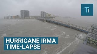 This timelapse shows Hurricane Irma slamming Miami Beach [upl. by Coe863]