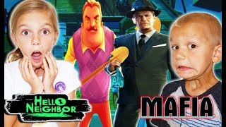 SECRET Mafia At Hello Neighbor HOUSE Hello Neighbor and Mafia VS Tannerites Family [upl. by Marilyn873]