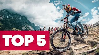 Are These The 5 Craziest Downhill MTB Runs From Leogang Austria  UCI MTB World Champs 2020 [upl. by Ardnaet]