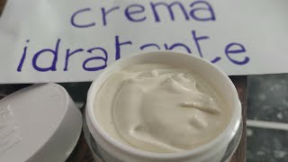 Crema naturale veloce idratante faidate Per dermatite e pelle secca Senza conservanti e profumi [upl. by Keynes]