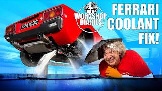 Edd China FIXES Seized FERRARI Water Pump amp Overhauls ANTIFREEZE [upl. by Nydia]