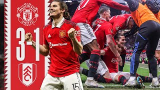 WHAT A GAME 🔥  Man Utd 31 Fulham  Highlights [upl. by Dominica498]