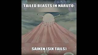 Tailed Beasts In Naruto Saiken Six Tails [upl. by Kokoruda]