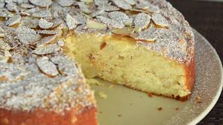 Almond Ricotta Cake  Easy Italian Dessert [upl. by Beyer]