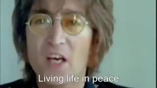 Imagine John Lennon Original video with lyrics in English included [upl. by Voss]