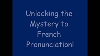 French Pronunciation Tips for Beginners [upl. by Avehsile]