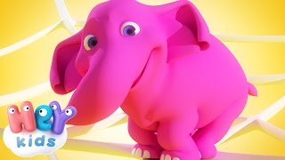 Un Elefante Se Balanceaba  Canción Infantil  HeyKids [upl. by Naik805]