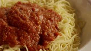 How to Make Quick Spaghetti Sauce  Pasta Recipes  Allrecipescom [upl. by Sacrod]