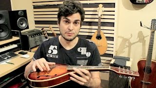 Mandolin Tuning  How to setup the bridge amp intonation [upl. by Drhcir]