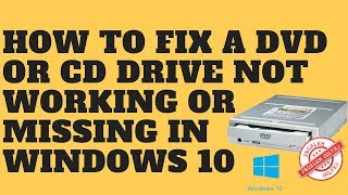 How to Fix DVD Not Working in Windows 10 [upl. by Ahsiaa]