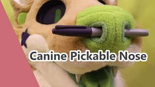 How to Make a Pickable Nose for Fursuits canine [upl. by Belen]