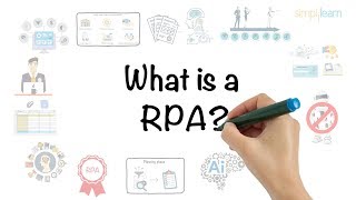 RPA In 5 Minutes  What Is RPA  Robotic Process Automation  RPA Explained  Simplilearn [upl. by Animsay]