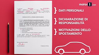 AUTOCERTIFICAZIONE per spostamenti COME e QUANDO si compila [upl. by Sinned572]