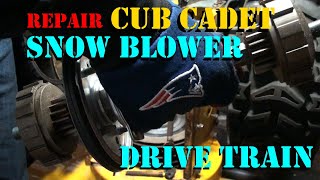 Repairing Cub Cadet Snow blower Drive Train [upl. by Nad]