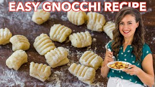 Easy Potato Gnocchi Recipe [upl. by Orvas]