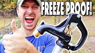 How To Install A Farm Water Hydrant That Is Freeze Proof Easy DIY [upl. by Bobette]