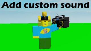 ROBLOX Studio  How to add custom sound into your game [upl. by Nyladnarb]