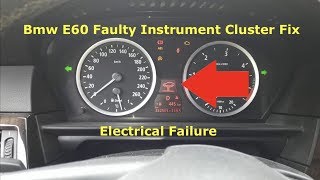 Bmw E60 E61 Central Electronics Failure Fix Instrument Cluster Faulty KOMBI [upl. by Virgina685]