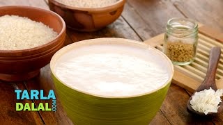 How to Make a Perfect Dosa Batter Basic South indian Batter Recipe for Idli and Dosa by Tarla Dalal [upl. by Ajram]