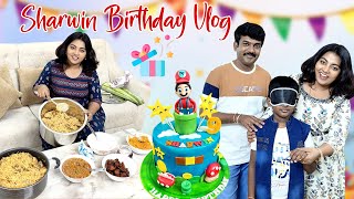 Sharwin Birthday Celebration Vlog  Surprising Gifts  He Cried  Karthikha Channel Birthday Vlog [upl. by Asirrak]