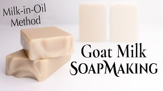 Goat Milk Soap Making using the Milk in Oil Method [upl. by Andrus]