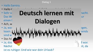 Dialoge A2  B1 Deutsch lernen durch Hören  4 [upl. by Boynton879]