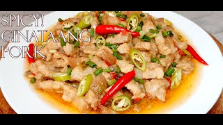 Bicol Express  Pork Bicol Express without Bagoong  Spicy and Super Delicious [upl. by Ulund12]