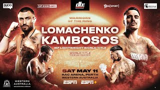 Vasiliy Lomachenko vs George Kambosos Kickoff Press Conference  SAT MAY 11 [upl. by Chiang]