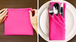 27 NAPKIN FOLD IDEAS [upl. by Leary]