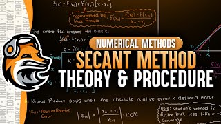 Secant Method  Numerical Methods [upl. by Siubhan]