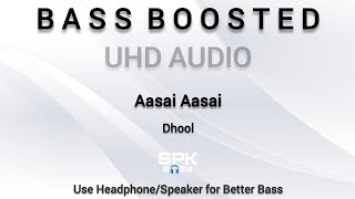 Aasai Aasai  Dhool  Bass Boosted  Chiyaan Vikram  UHD Audio  SPK BASS [upl. by Ames]