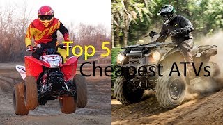 Top 5 Cheapest ATVs [upl. by Abrahams]