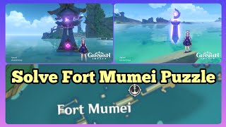 Solve Fort Mumei Puzzle Quest  Orobashis Legacy Part 4  Genshin Impact [upl. by Kegan]