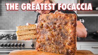 Ultra Bubbly Homemade Focaccia Bread Plus An Easy Sandwich [upl. by Fonda272]