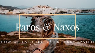 GREEK ISLAND HOPPING using the Greek Ferry system [upl. by Ecilahc]