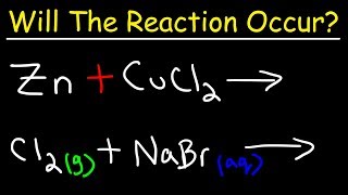 Chemistry  Will The Reaction Occur [upl. by Epoillac]