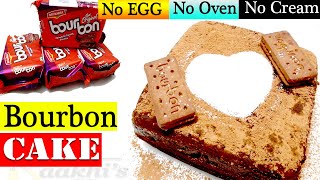 Bourbon Biscuit Cake Recipe 40 मे घर मे बनाइए Birthday Cake  Testy Bourbon Biscuit Cake [upl. by Pylle]