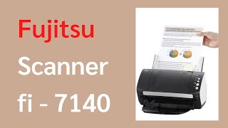 Fujitsu Scanner fi  7140 [upl. by Nerhtak]