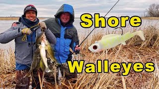 Shore Fishing Walleye [upl. by Clari]