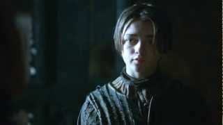 quotAnyone can be killedquot Lord TywinArya scene HD [upl. by Aened309]