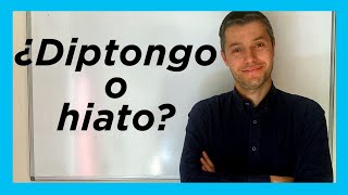 DIPTONGO vs HIATO ¿Tildes Explicación FÁCIL [upl. by Annanhoj]