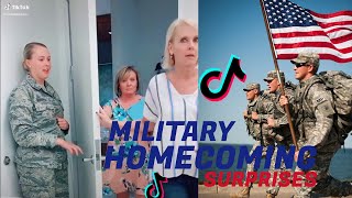 Tiktok USA 2020 military soldiers ❤️Homecoming surprises compilation  you can Cry [upl. by Phares]