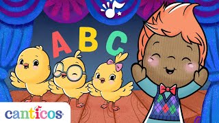 Canticos  The ABC Song  El Abecedario  Bilingual Nursery Rhymes [upl. by Cyrus]