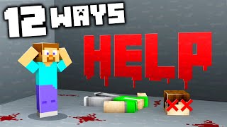 12 Ways to SCARE Your Friends in Minecraft [upl. by Langille]