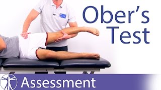 Obers Test  Iliotibial Band Tightness [upl. by Nedak]