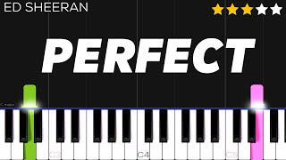 Ed Sheeran  Perfect  Piano Tutorial [upl. by Akayas]