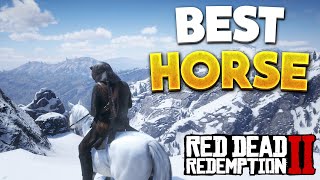 Red Dead Redemption 2 Best Horse How To Get Arabian White Coat Horse Location RDR2 Best Horse [upl. by Enywtna]