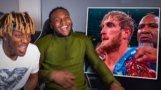 KSI REACTS TO HIS PRO FIGHT VS LOGAN PAUL [upl. by Rizzi192]