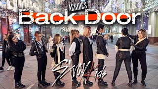 ONE TAKE  KPOP IN PUBLIC RUSSIA STRAY KIDS  BACK DOOR cover dance by AERIDES [upl. by Akelam]